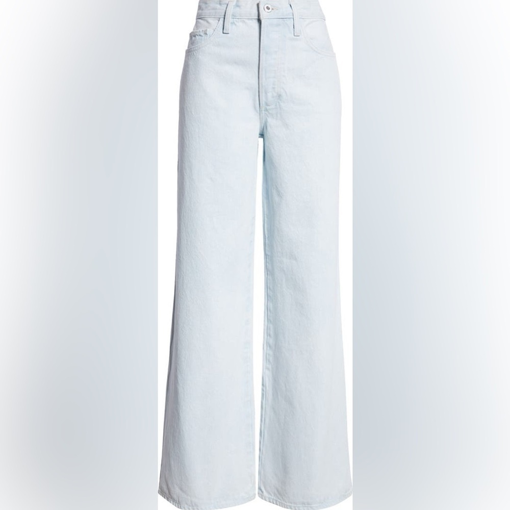 EUC Favorite Daughter The Ollie Ultimate Baggy Wide Leg Jeans in "Blue Bird" - Picture 5 of 14